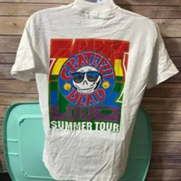 1995 tour shirt Grateful Dead dancing bear t-shirt Large Single stitch